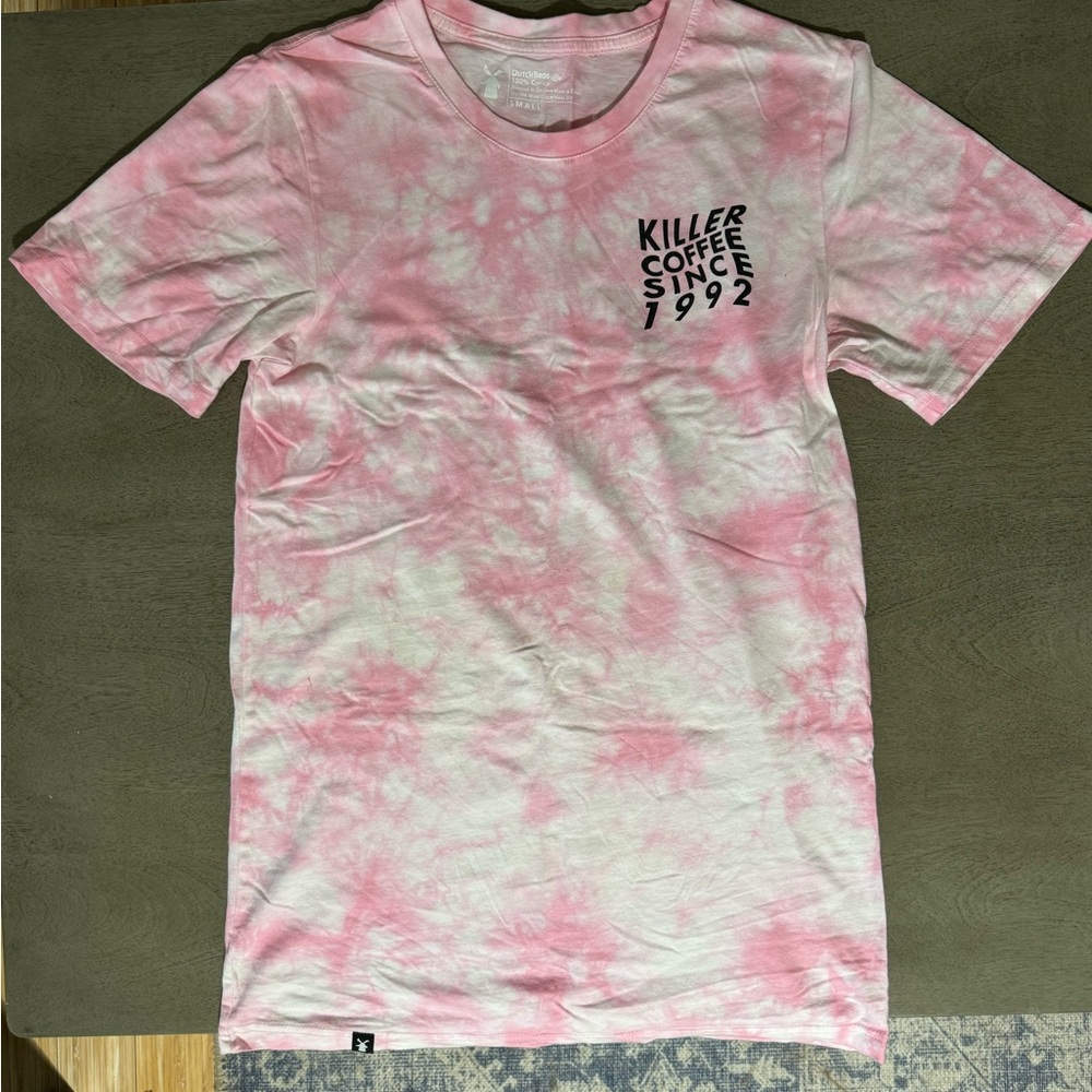 Pink Tie-Dye Dutch Bros T-Shirt
